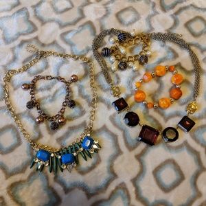Lot Jewelry Necklaces, Bracelets, Vintage, Fashion